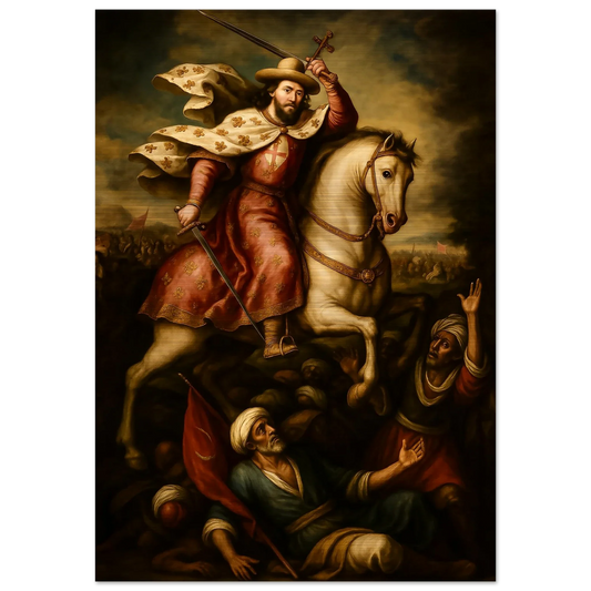 Pearl Print - St James the Greater Icon San Santiago Matamoros Apostol