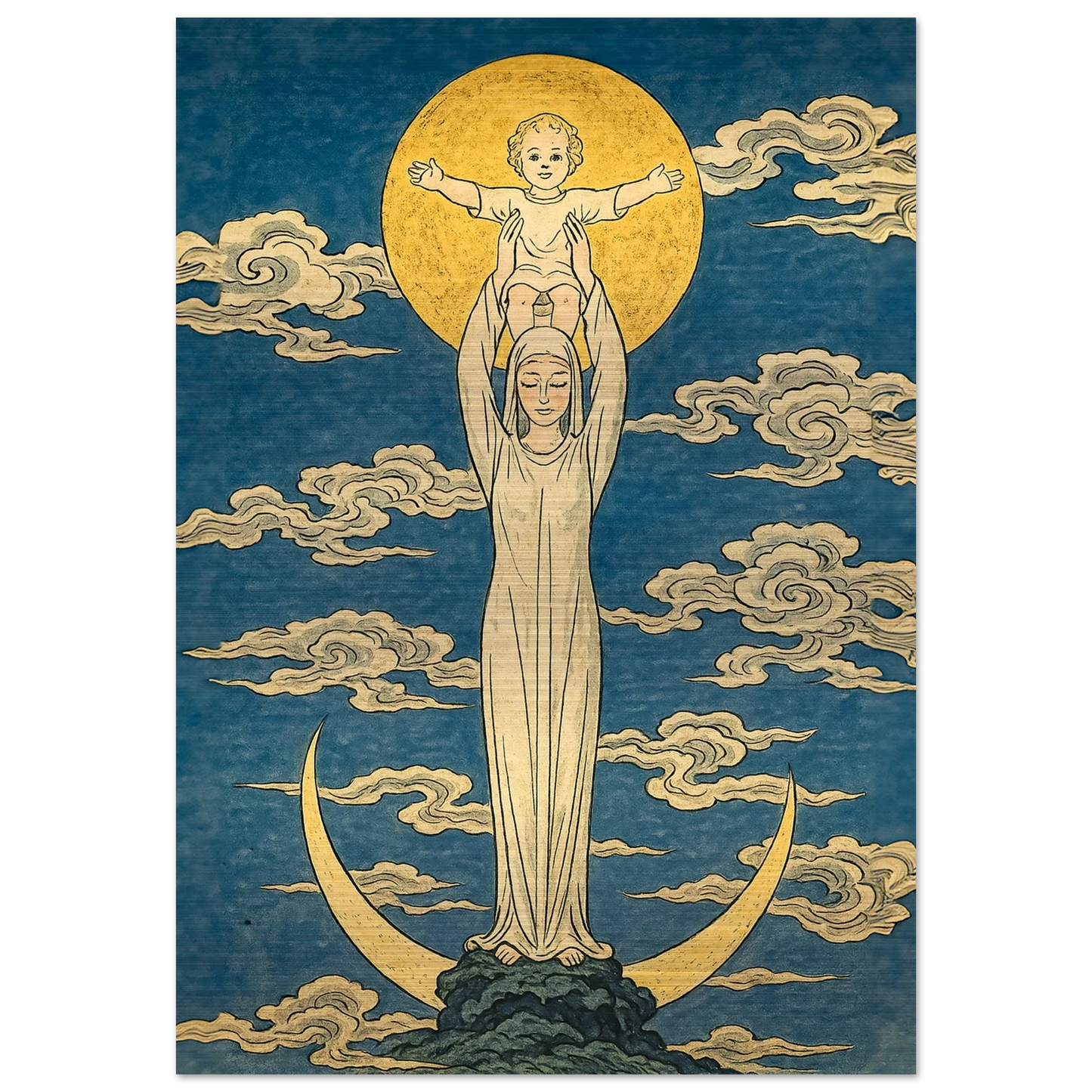 Pearl Print - Our Lady of Sheshan icon