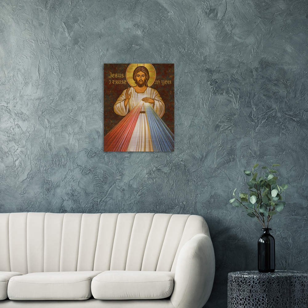 Jesus, I Trust in You – Brushed #Aluminum #MetallicIcon #AluminumPrint