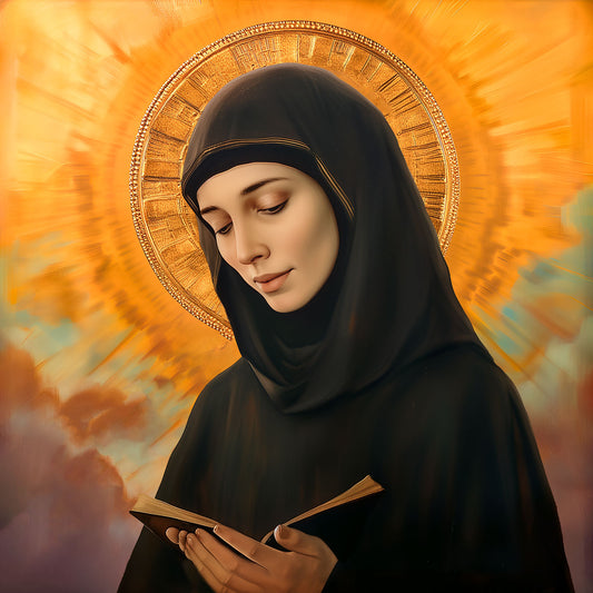 St Rafqa, Maronite patron saint of lost parents and of the sick - Aluminum Icon Plaque