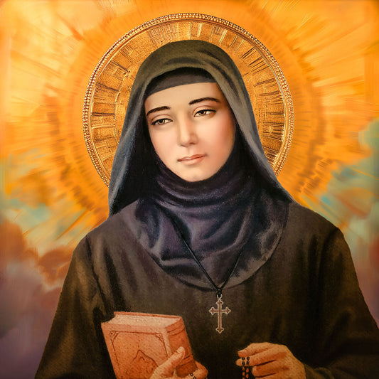 Pearl Print - St Rafqa Pietra Choboq Ar-Rayès icon - Lebanese Maronite Order Nun