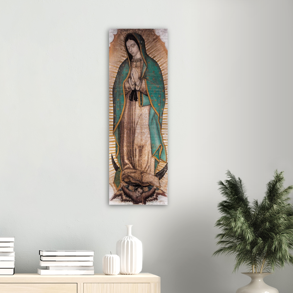 Our Lady of Guadalupe ✠ Brushed #Aluminum #MetallicIcon #AluminumPrint