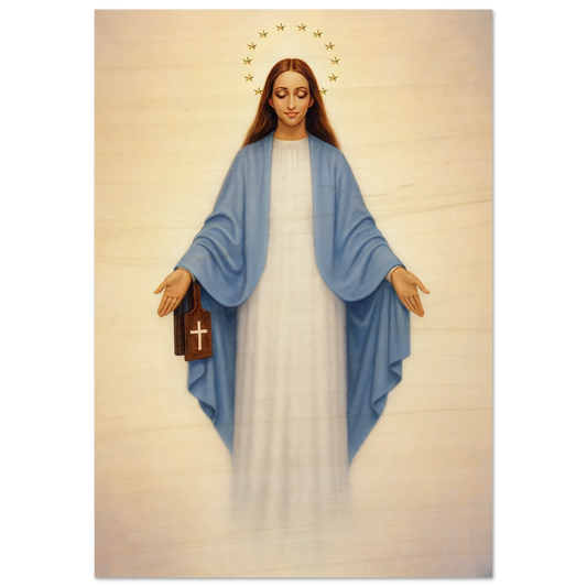 Pearl Print - Garabandal Virgin Mary