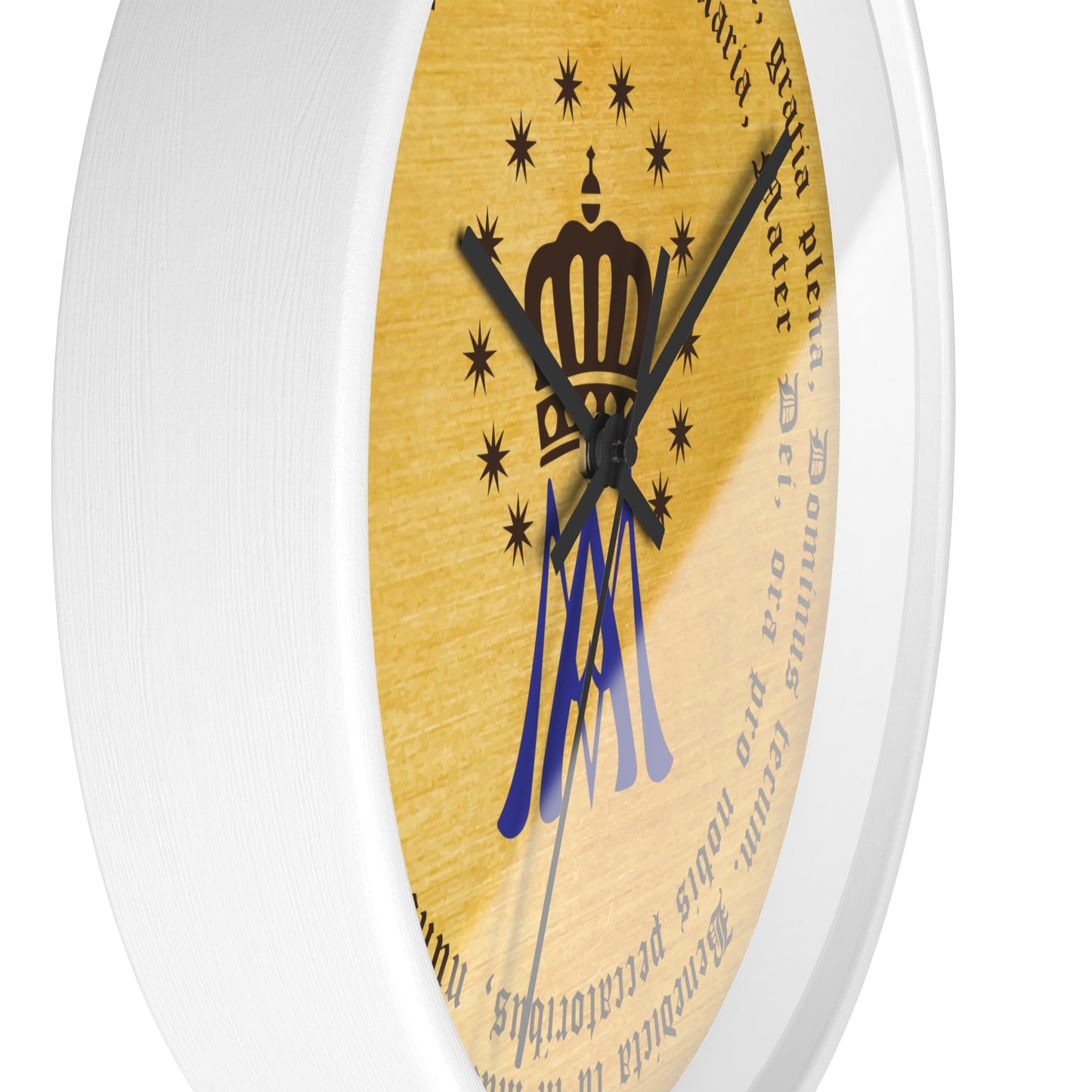 Hail Mary (Latin: Ave Maria) #WallClock