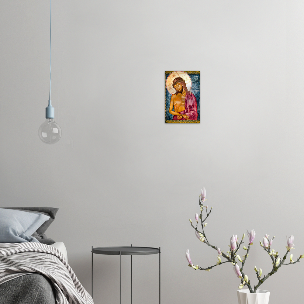 Christ the Bridegroom ✠ Brushed #Aluminum #MetallicIcon #AluminumPrint