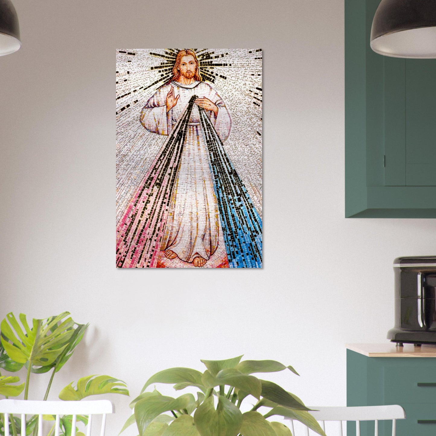 Trust in the Divine Mercy Brushed Aluminum Print