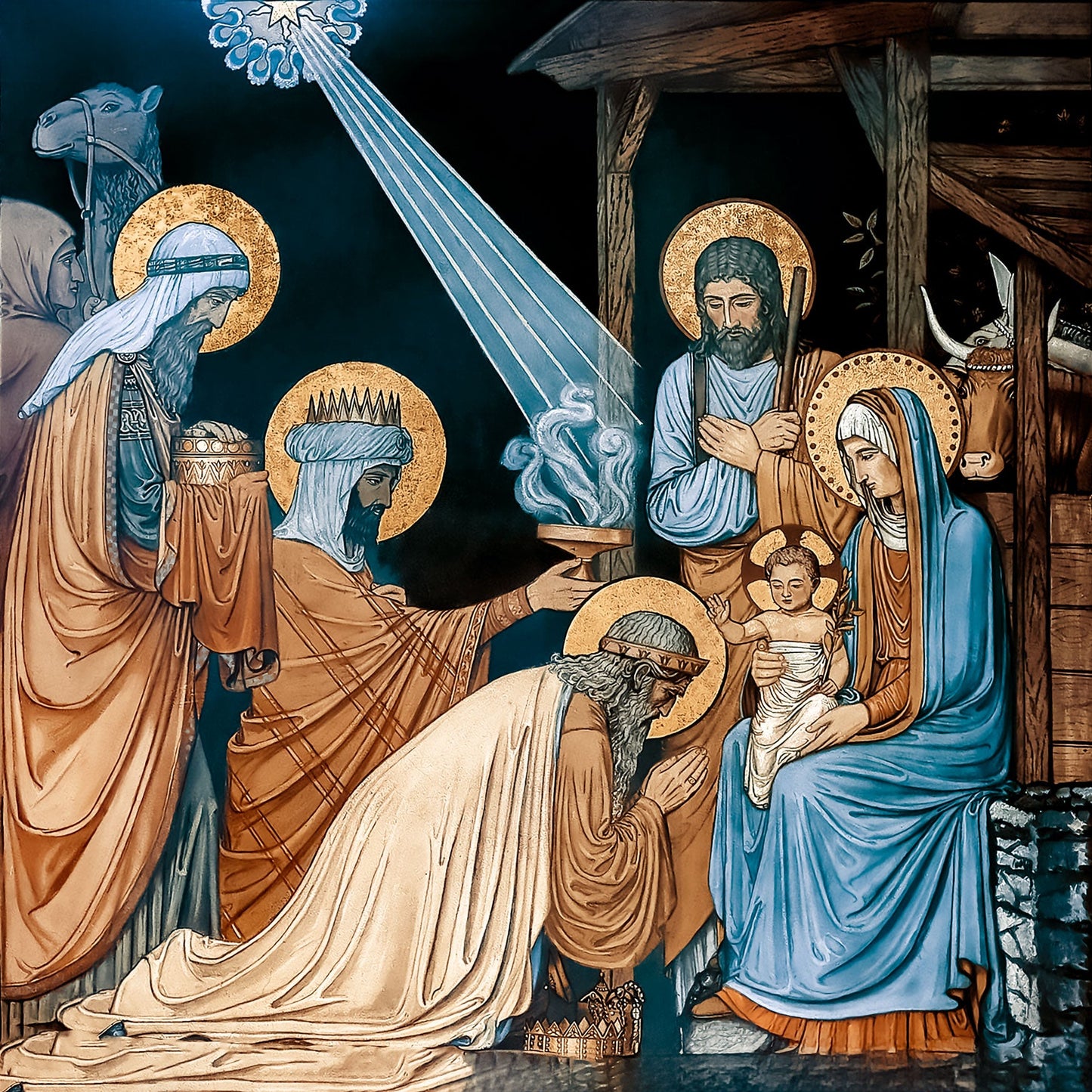 Pearl Print - The Feast of the Epiphany Icon – Modern Religious Art