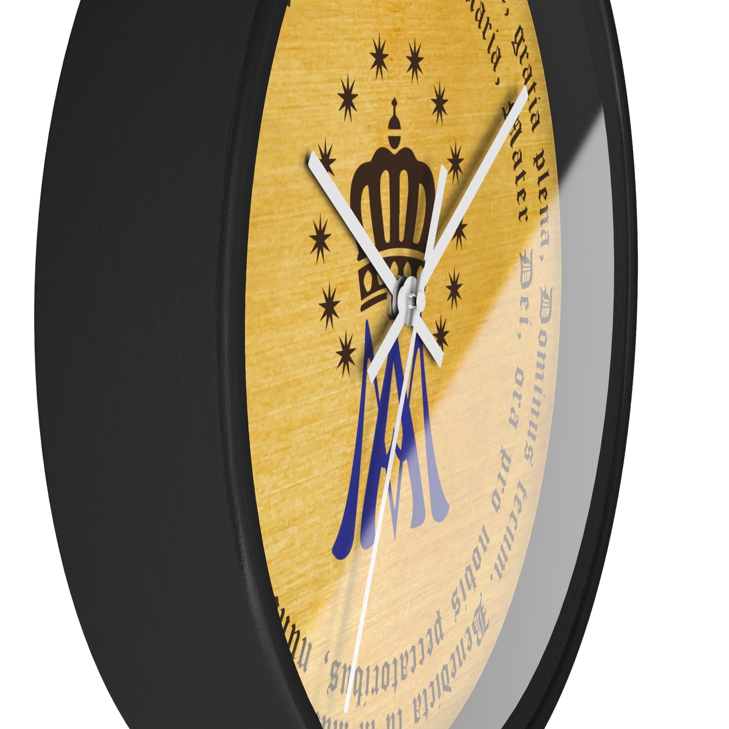 Hail Mary (Latin: Ave Maria) #WallClock