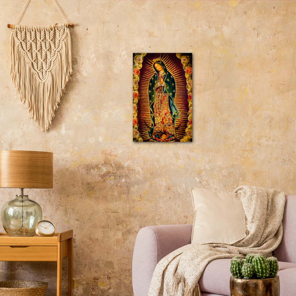 Our Lady of Guadalupe – Brushed #Aluminum #MetallicIcon #AluminumPrint