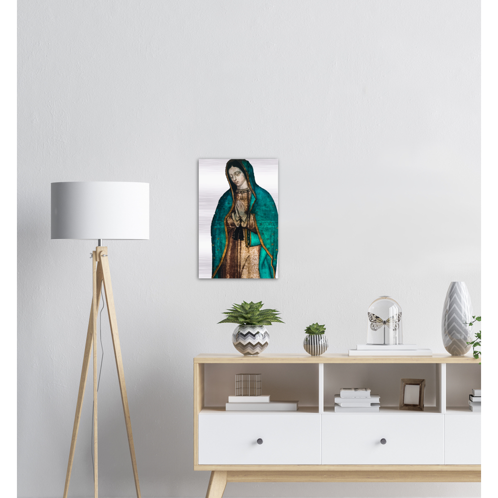 Our Lady Of Guadalupe - Brushed #AluminumIcon #MetallicIcon #Icon