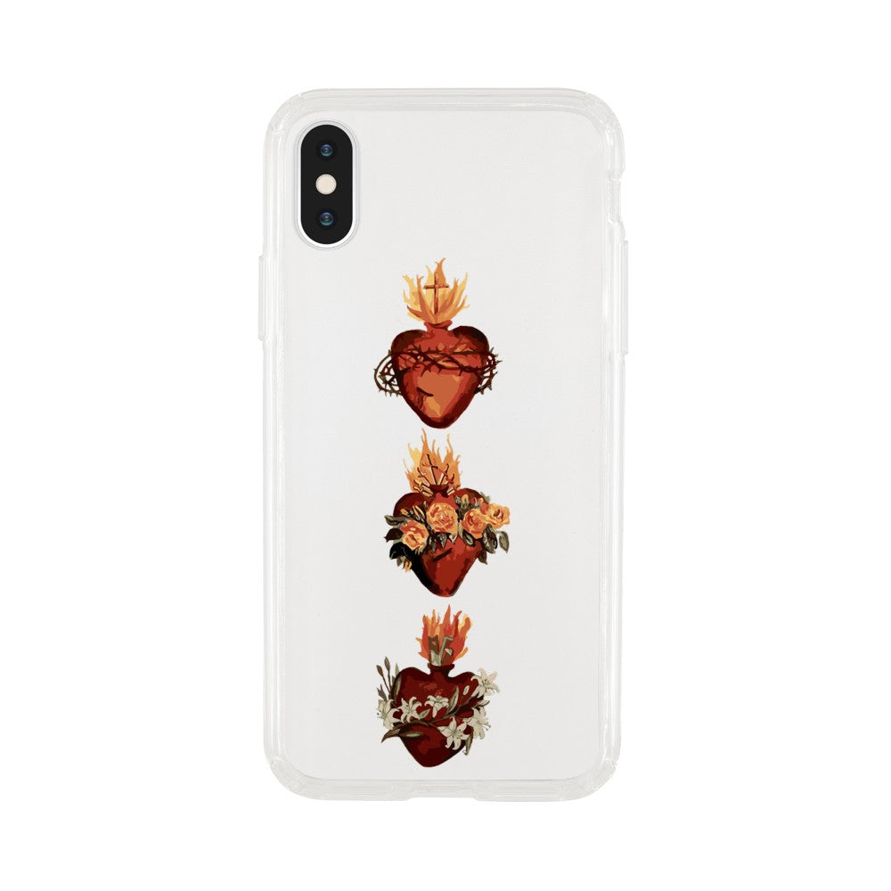 Three Hearts #JMJ Clear #iPhone Phone case