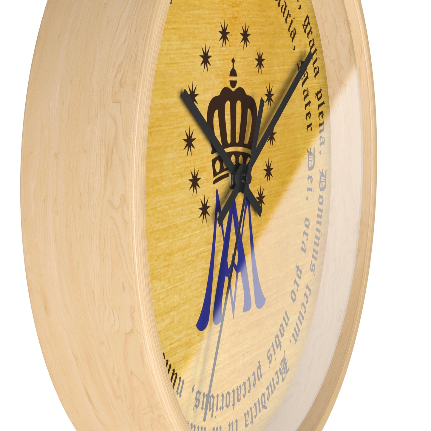 Hail Mary (Latin: Ave Maria) #WallClock