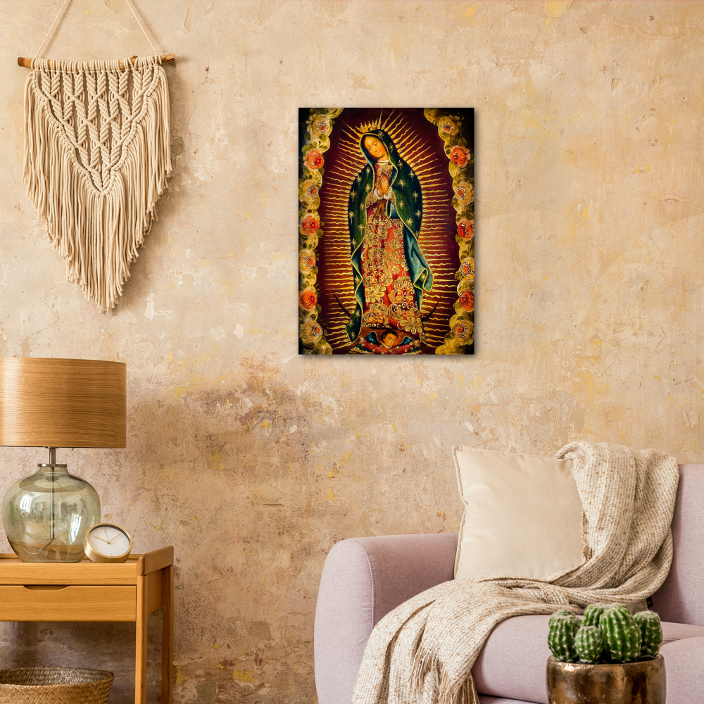 Our Lady of Guadalupe – Brushed #Aluminum #MetallicIcon #AluminumPrint