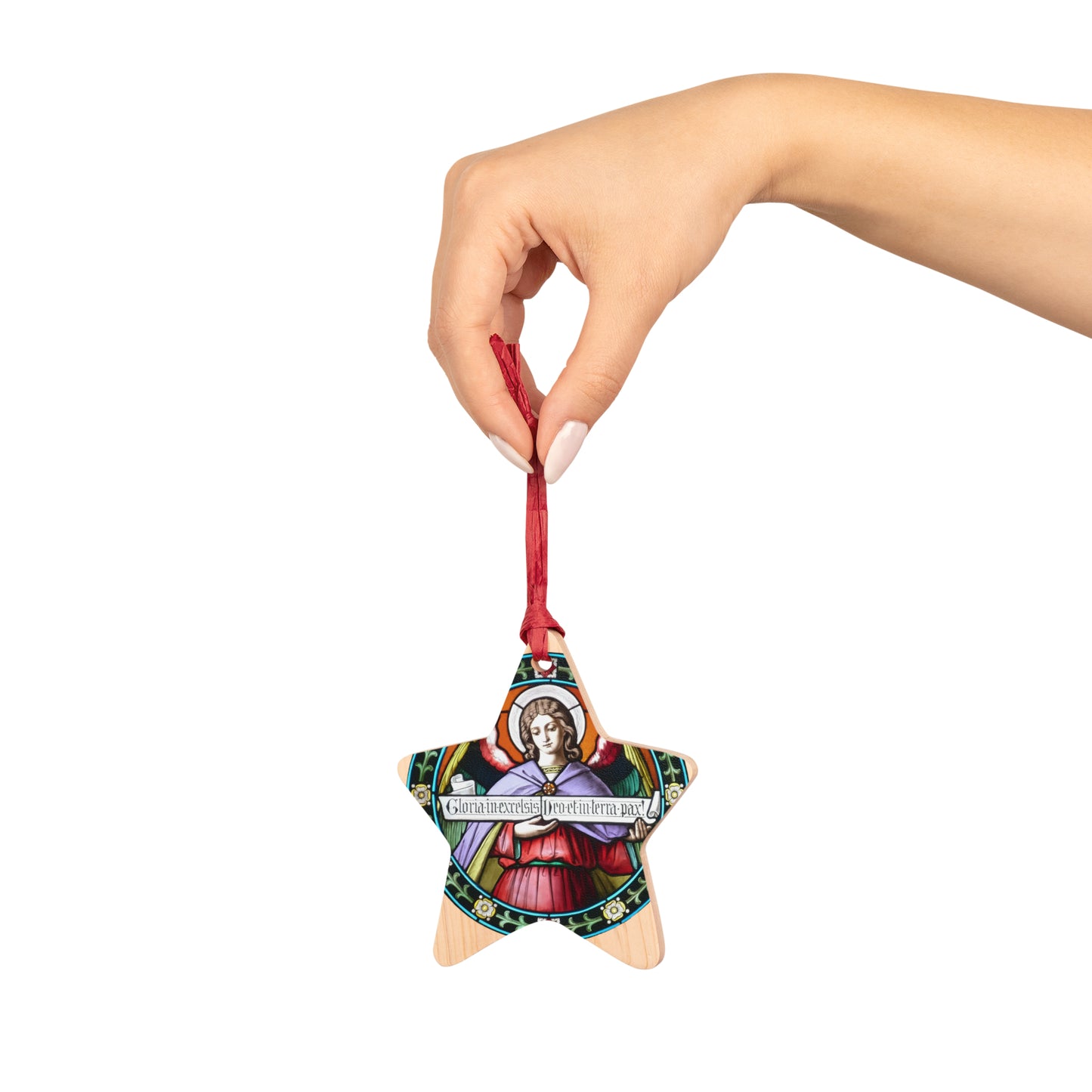 Gloria in excelsis Deo - Wooden #Christmas #Ornaments