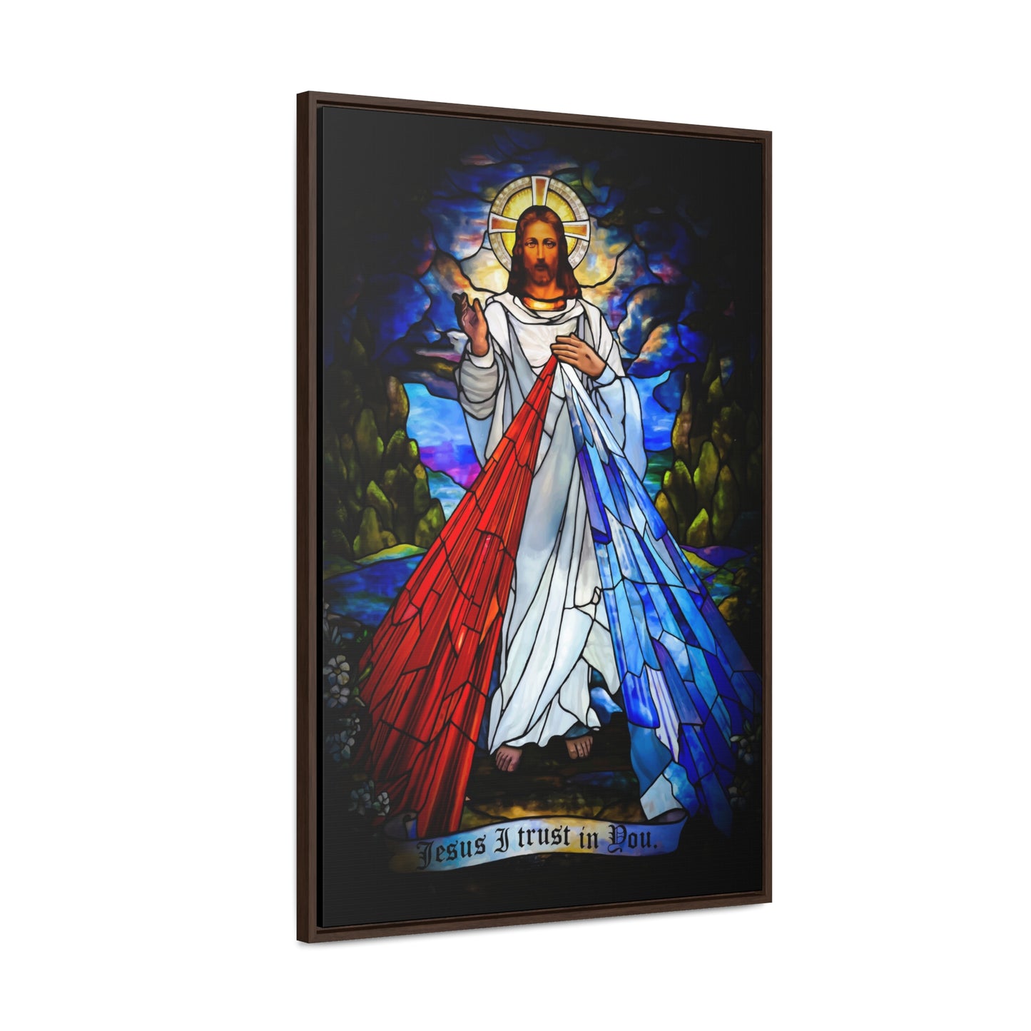 The Divine Mercy #FramedCanvas Gallery Wrap