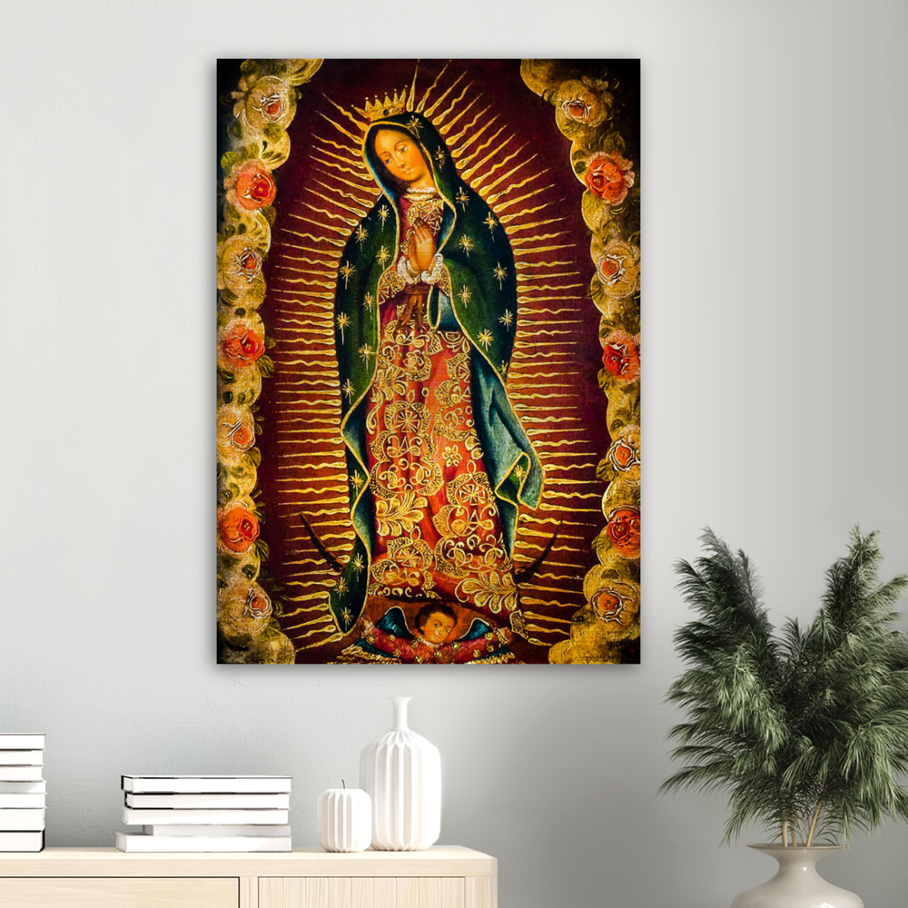 Our Lady of Guadalupe – Brushed #Aluminum #MetallicIcon #AluminumPrint