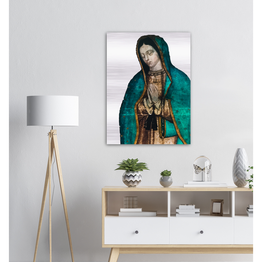 Our Lady Of Guadalupe - Brushed #AluminumIcon #MetallicIcon #Icon