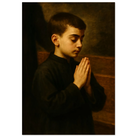 Pearl Print - Baroque Boy in Prayer Prints