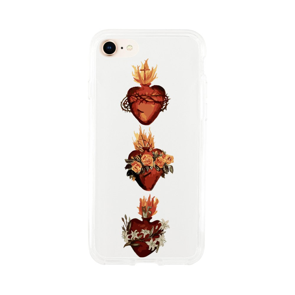 Three Hearts #JMJ Clear #iPhone Phone case