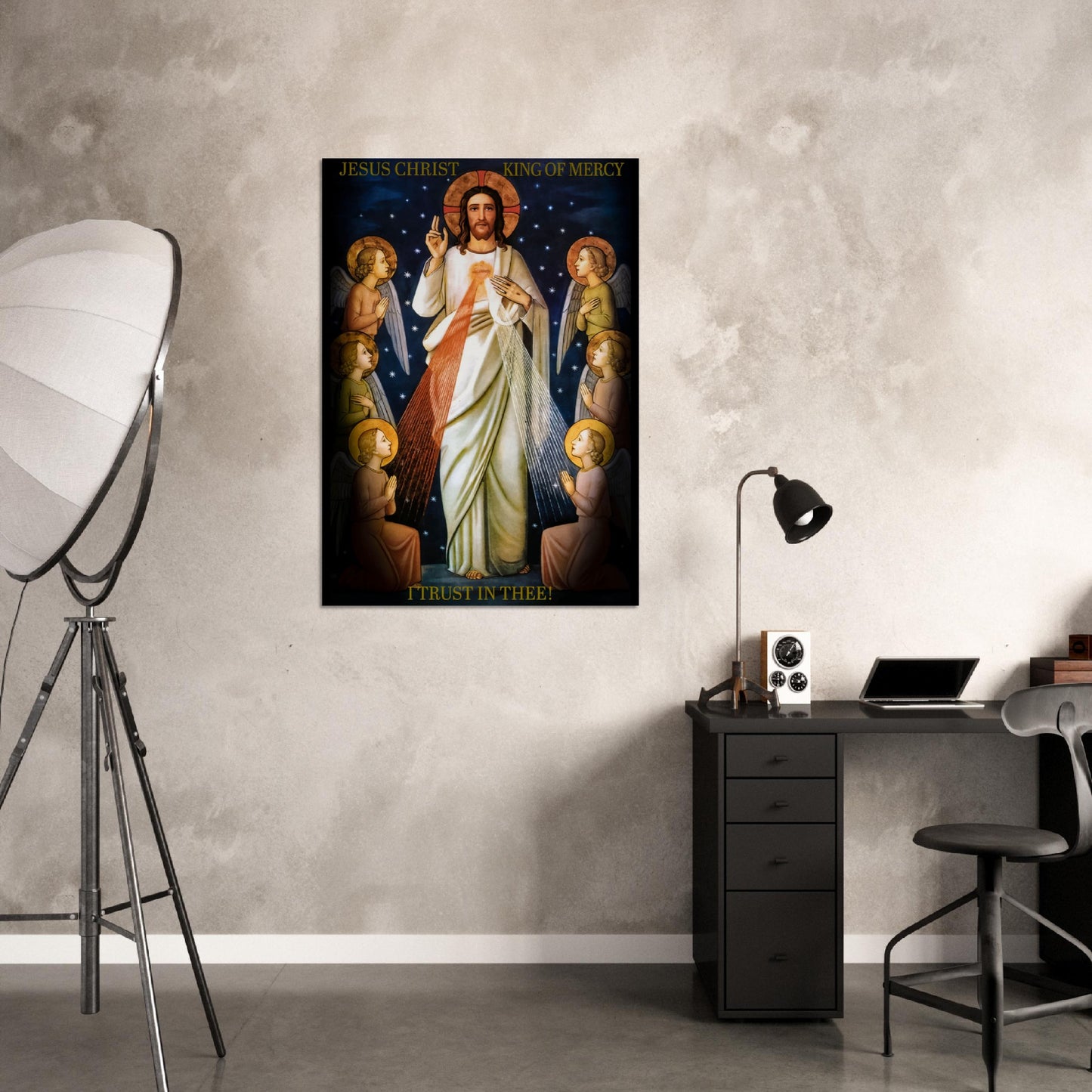 Jesus Christ King of Mercy ✠ Museum-Quality Matte Paper Poster