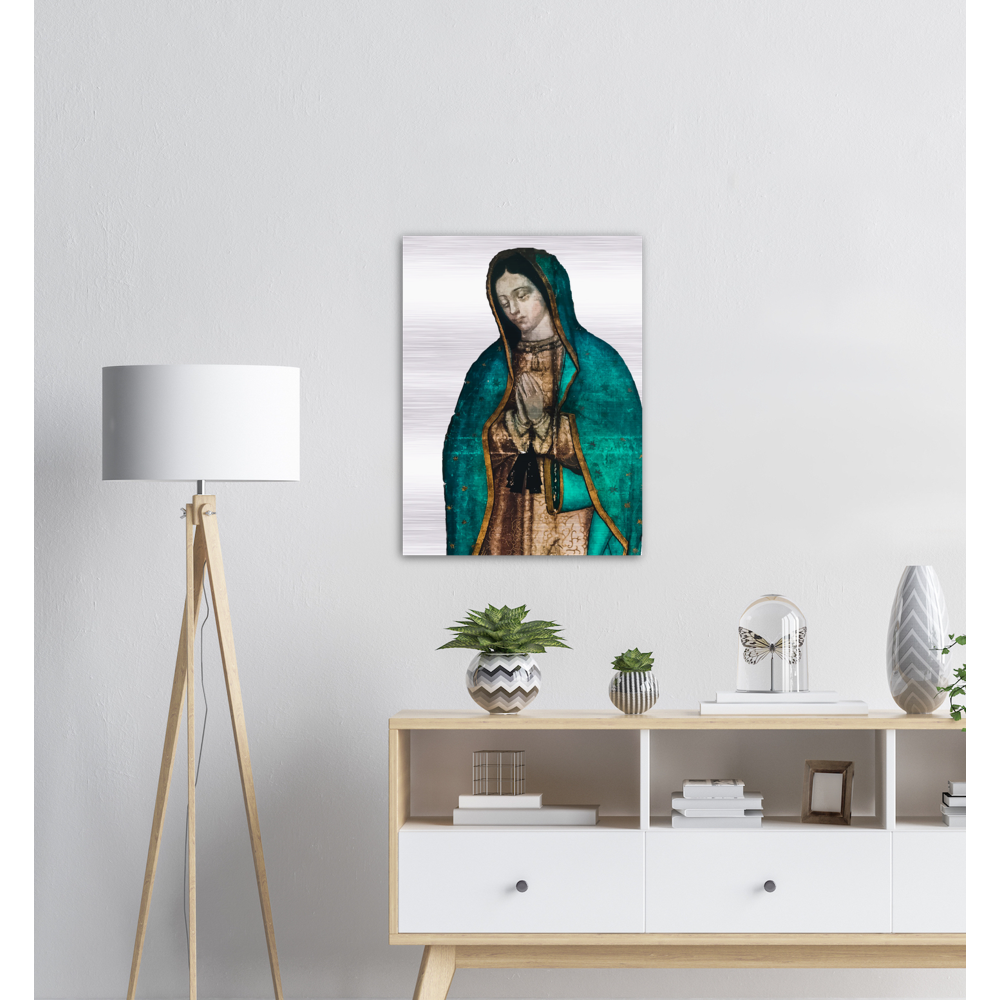 Our Lady Of Guadalupe - Brushed #AluminumIcon #MetallicIcon #Icon