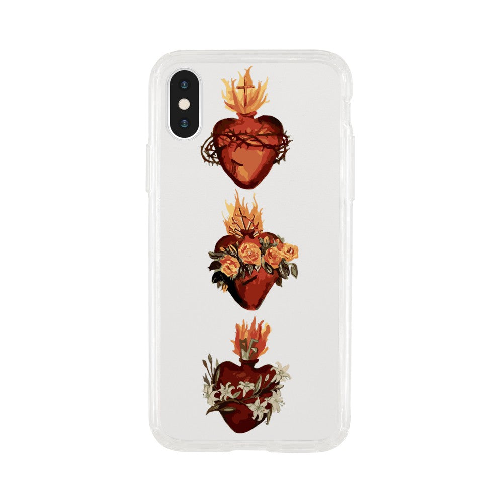 Three Hearts #JMJ Clear #iPhone Phone case