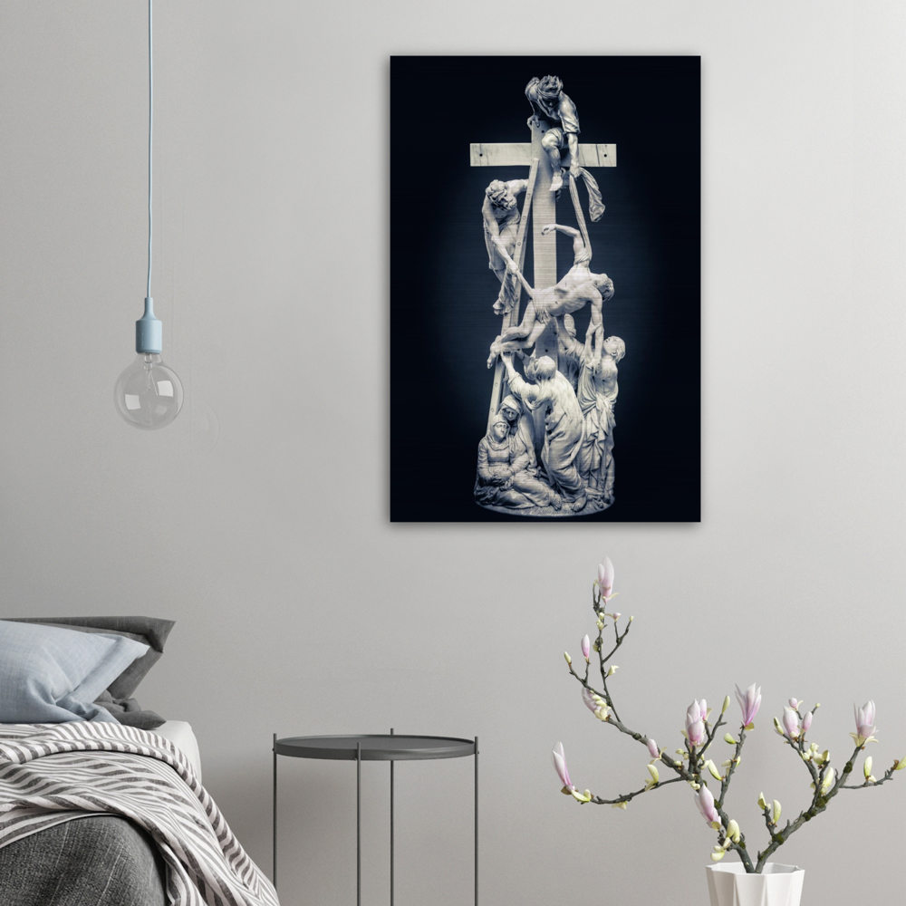 Descent from the Cross 1653 ✠ Brushed #Aluminum #MetallicIcon #AluminumPrint