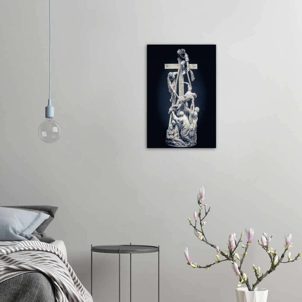 Descent from the Cross 1653 ✠ Brushed #Aluminum #MetallicIcon #AluminumPrint