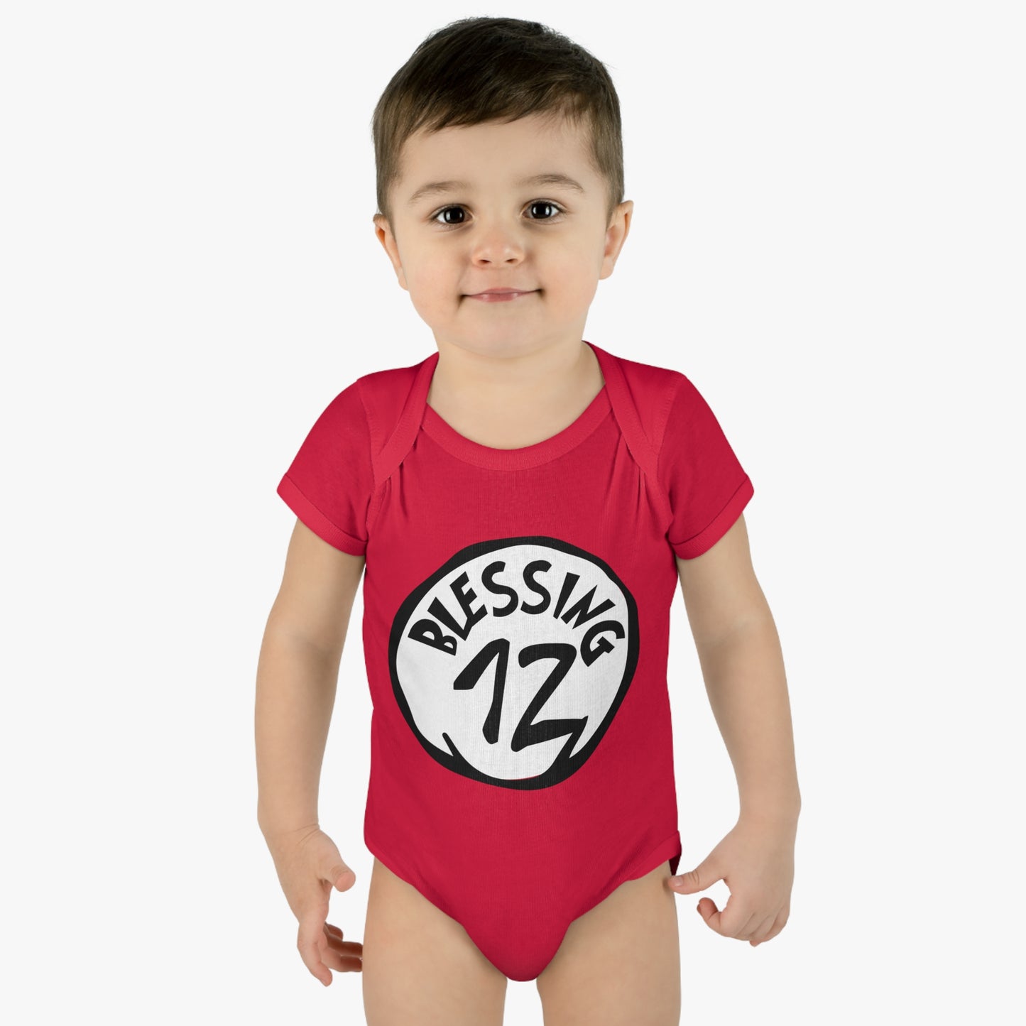 Blessing 12 - Infant Baby Rib Bodysuit - Count your Blessings