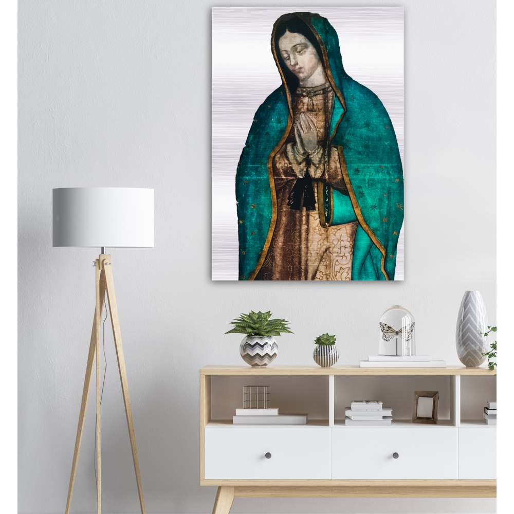 Our Lady Of Guadalupe - Brushed #AluminumIcon #MetallicIcon #Icon