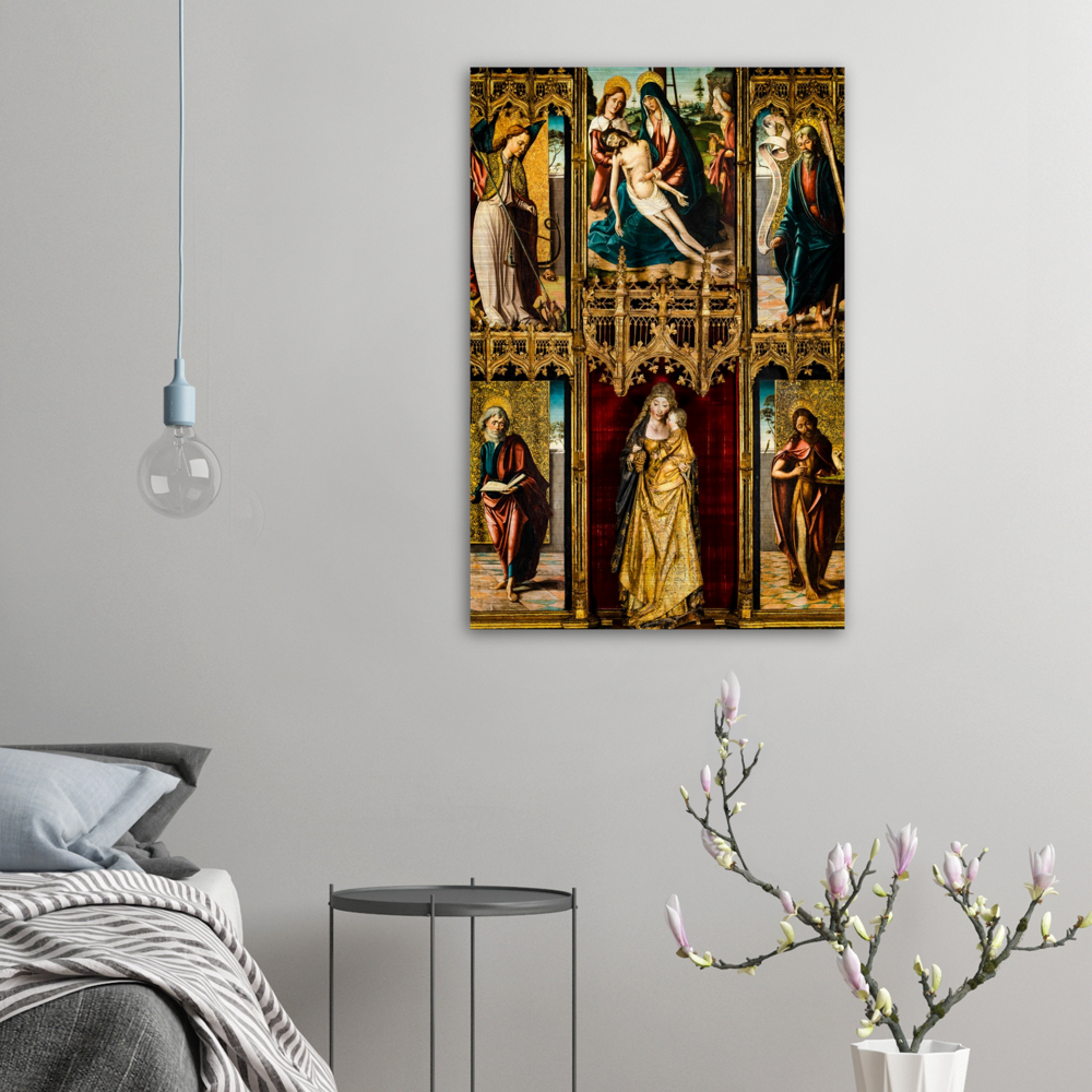 Pietà and Saints ✠ Brushed #Aluminum #AluminumPrint