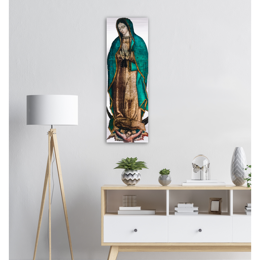 Our Lady Of Guadalupe - Brushed #AluminumIcon #MetallicIcon #Icon