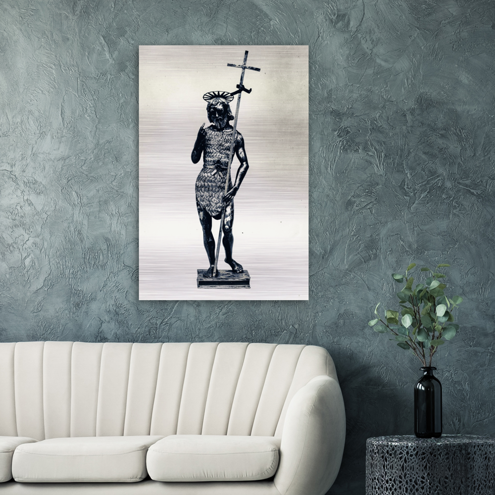 John the Baptist - late 15th century ✠ Brushed #Aluminum #AluminumPrint