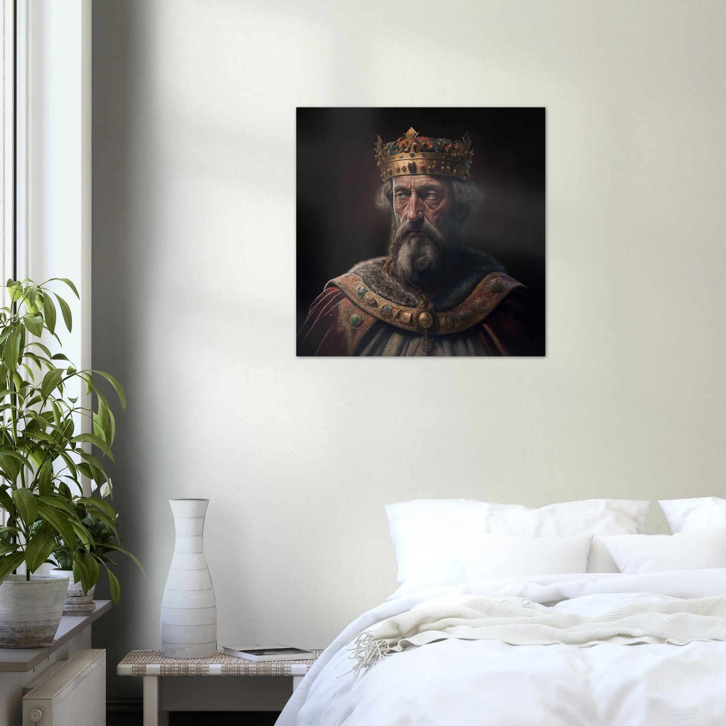 Henry II, Holy Roman Emperor ✠ Brushed Aluminum Icon