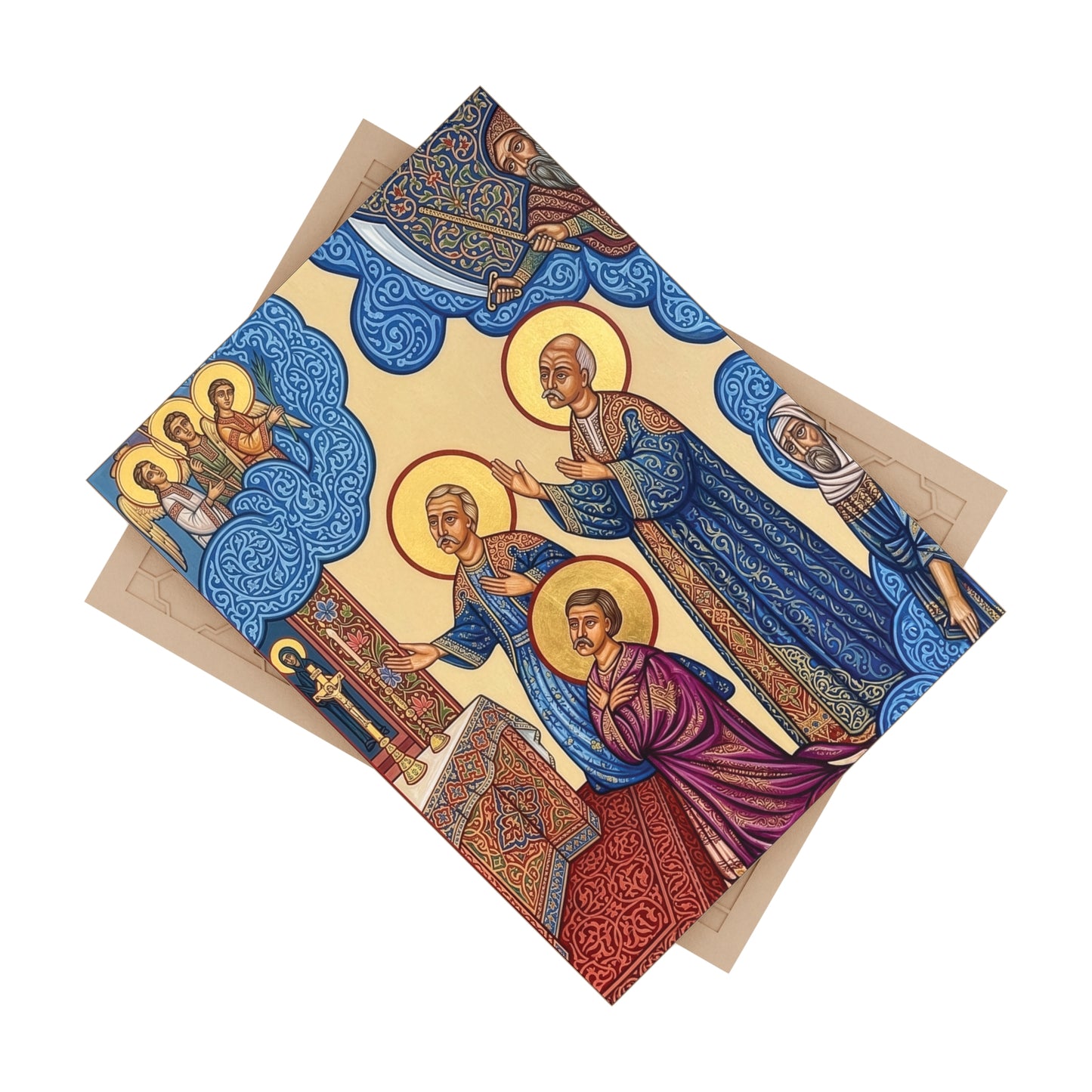 The Massabki Brothers Ceramic Devotional Icon Tile (6×8 inches)
