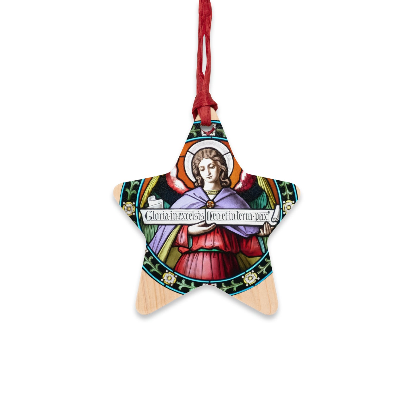 Gloria in excelsis Deo - Wooden #Christmas #Ornaments