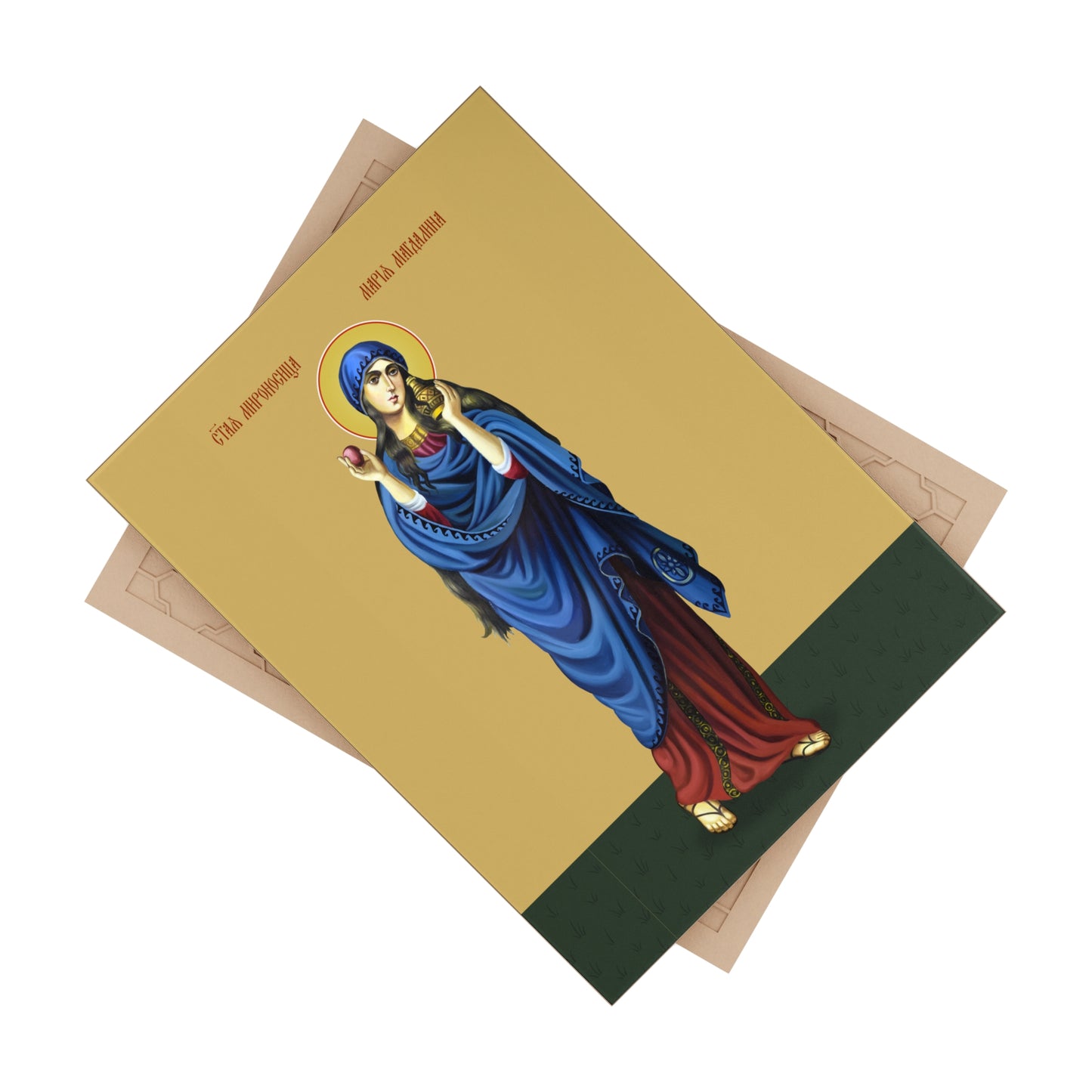 Saint Mary Magdalene Ceramic Icon Tile Size 6"x8"