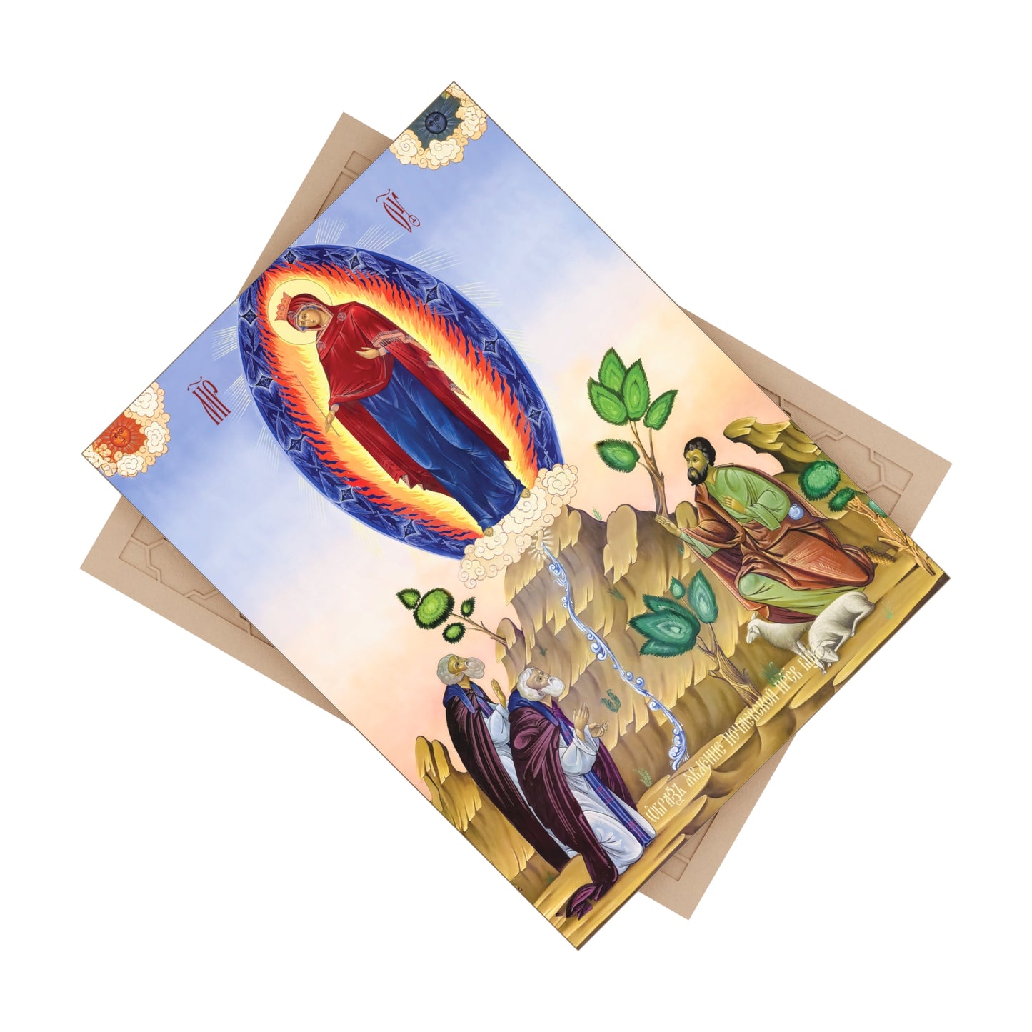 Icon of the Mother of God "Pochaevskaya" – 6x8 Ceramic Devotional Tile
