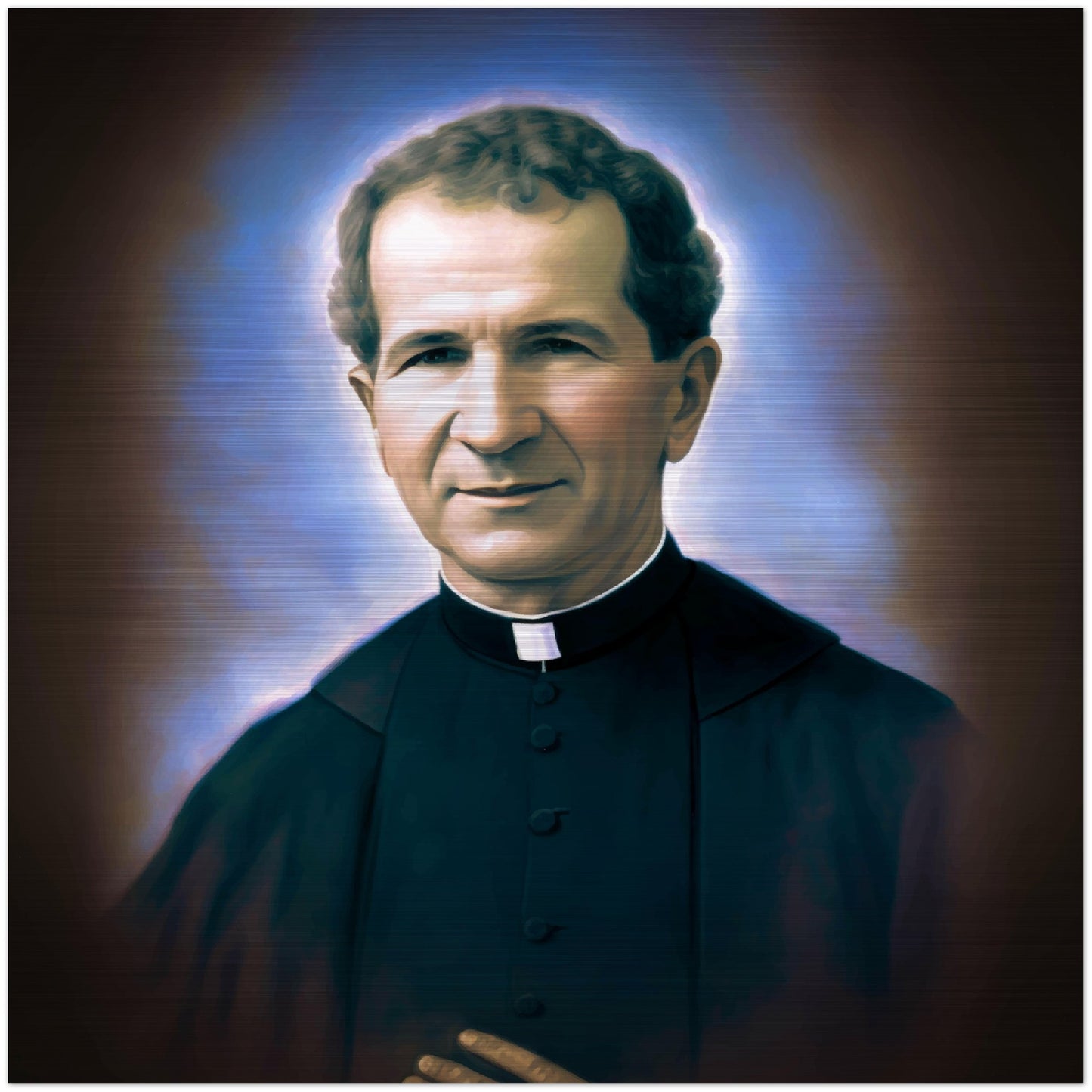 Don Bosco ✠ Brushed Aluminum Icon