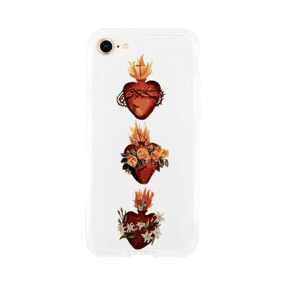 Three Hearts #JMJ Clear #iPhone Phone case