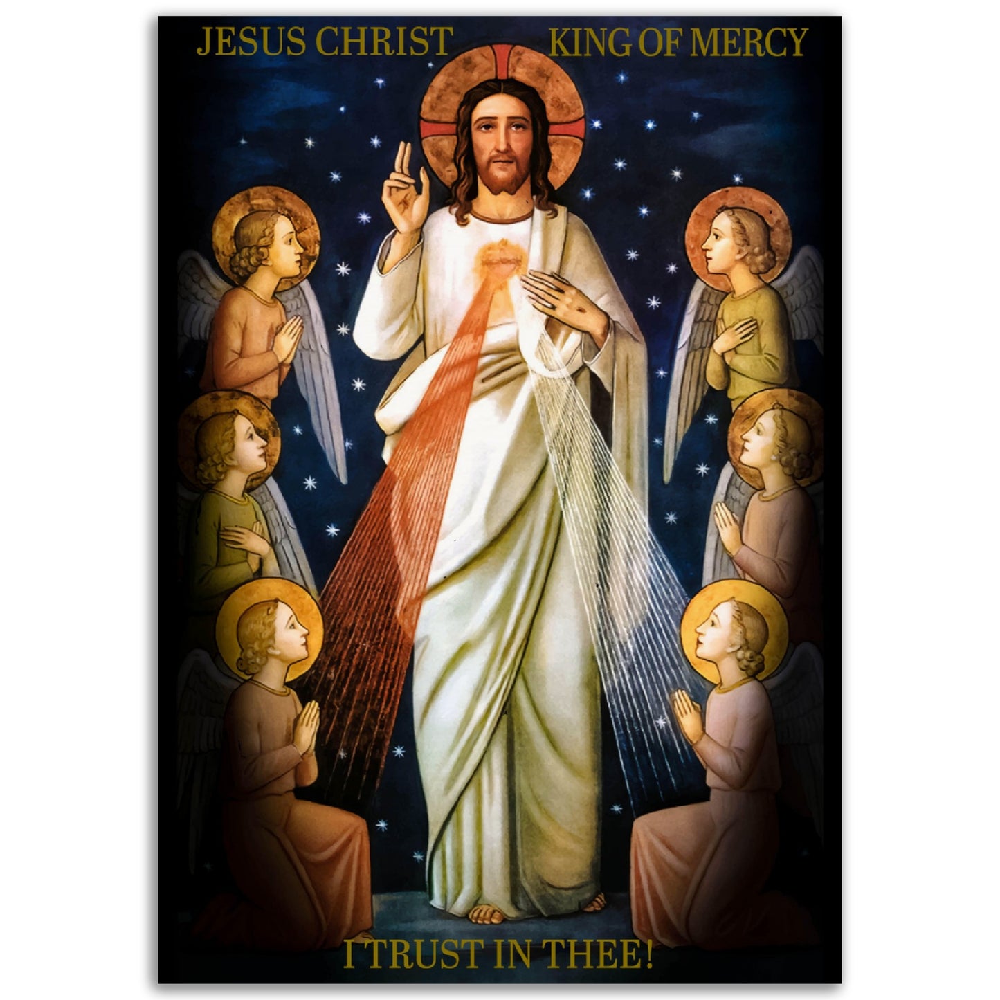 Jesus Christ King of Mercy ✠ Museum-Quality Matte Paper Poster