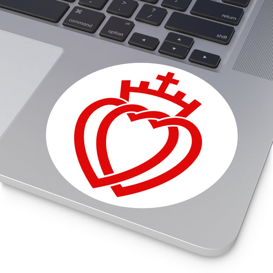Sacred Heart (Vendee) Round Stickers, Indoor\Outdoor