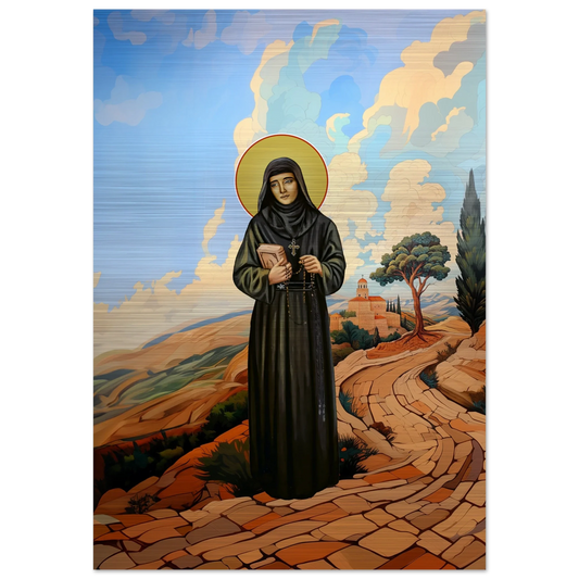 Pearl Print - Maronite Nun Saint Rafqa Icon