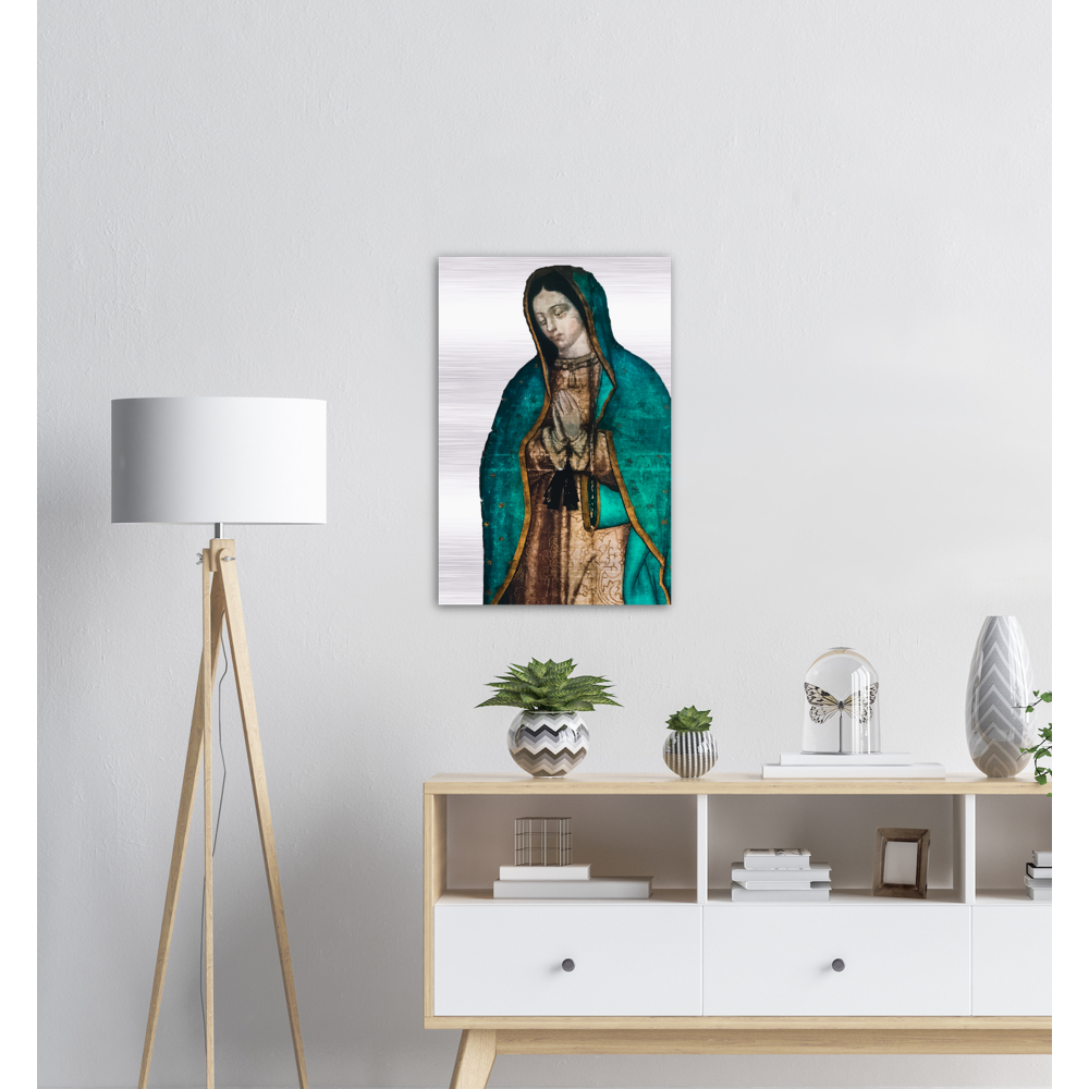 Our Lady Of Guadalupe - Brushed #AluminumIcon #MetallicIcon #Icon