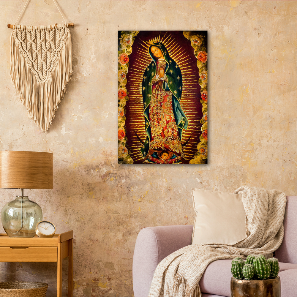 Our Lady of Guadalupe – Brushed #Aluminum #MetallicIcon #AluminumPrint