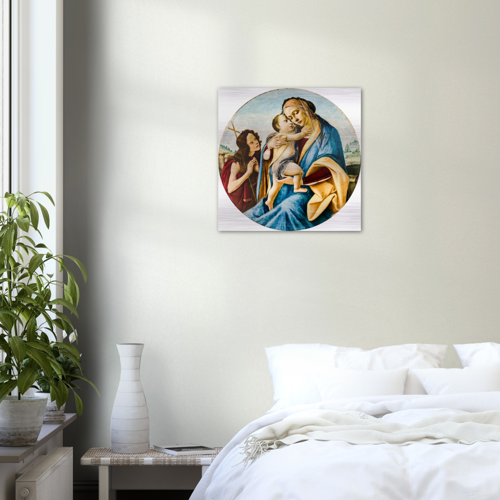 Our Lady, Jesus and John ✠ Brushed #Aluminum #AluminumPrint