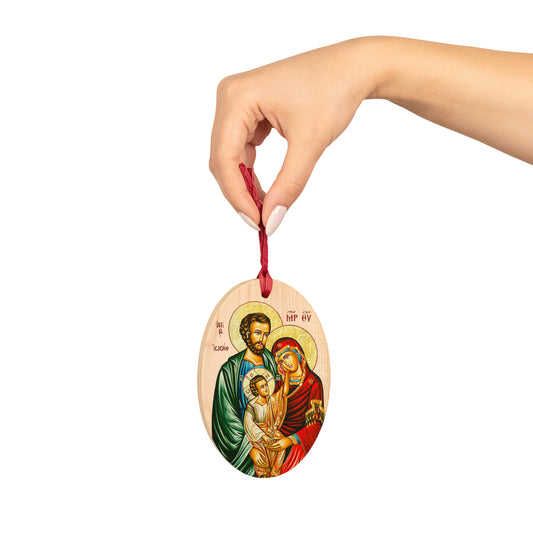 Holy Family - Wooden #Christmas #Ornaments