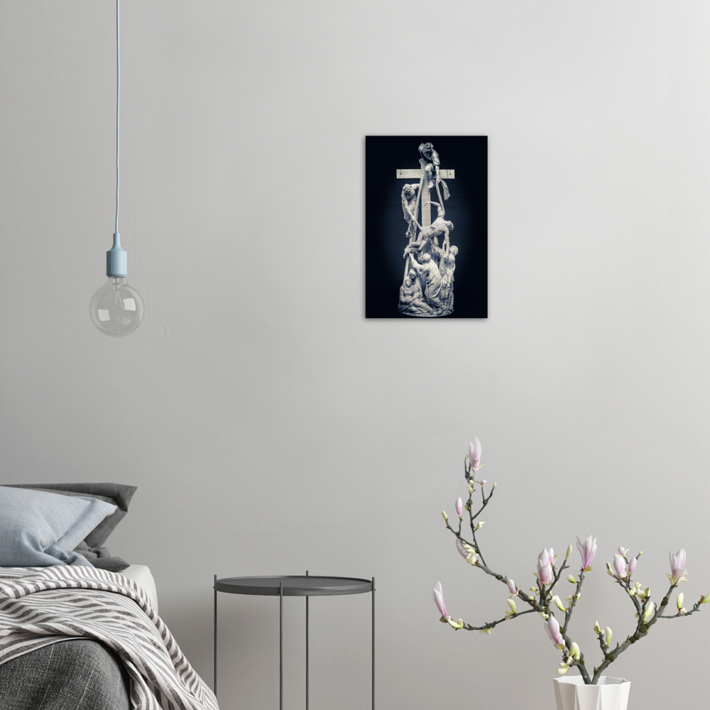 Descent from the Cross 1653 ✠ Brushed #Aluminum #MetallicIcon #AluminumPrint