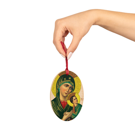 Our Lady of Perpetual Help - Wooden #Christmas #Ornaments
