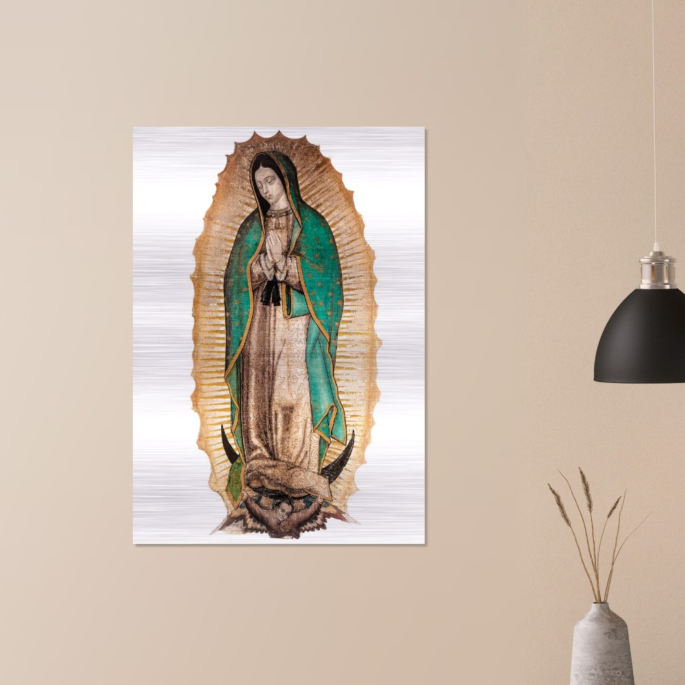 Our Lady of Guadalupe – Miraculous Icon Print on Wood or Aluminum | Sacred Wall Art